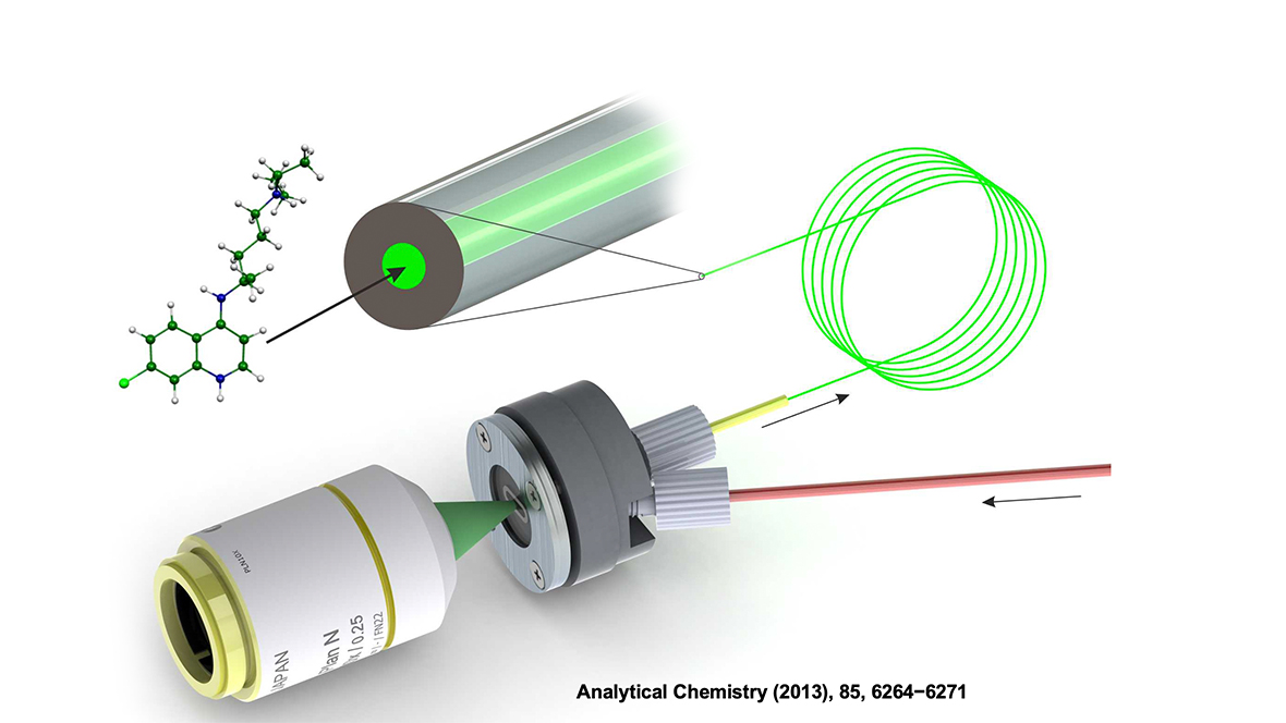 Fiber-enhanced Raman spectroscopy (FERS)